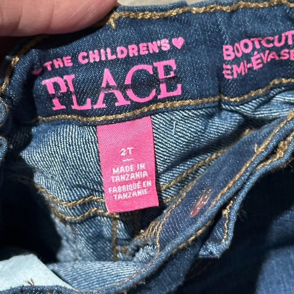 The Children's Place Dark Blue Stretch Bootcut Jeans